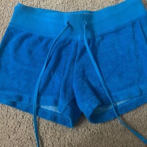 Hard tails terry cloth blue shorts
